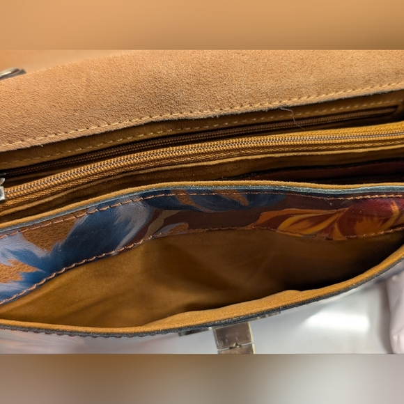 Patricia Nash Floral Crossbody Bag - NWT 9x7 Inches - Picture 15 of 16